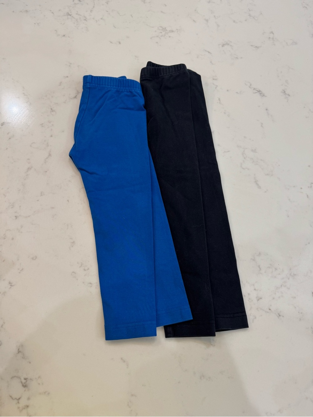 Hanna Andersson Blue and Black Kids Leggings